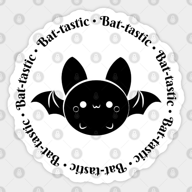 Cute Bat Bat-tastic Sticker by Midnight Introspections